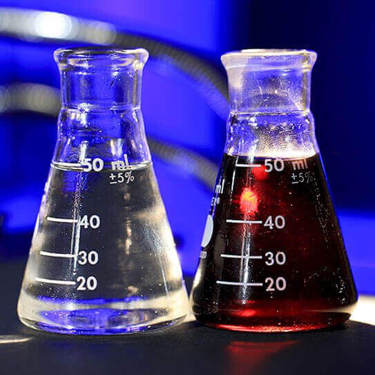 beakers of liquid represent the delicate balance of oral ph